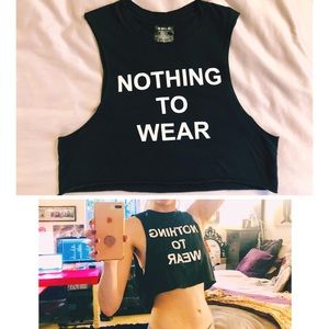 Nordstrom Athletic Crop Top